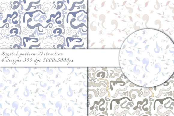Abstraction Set Seamless Patterns