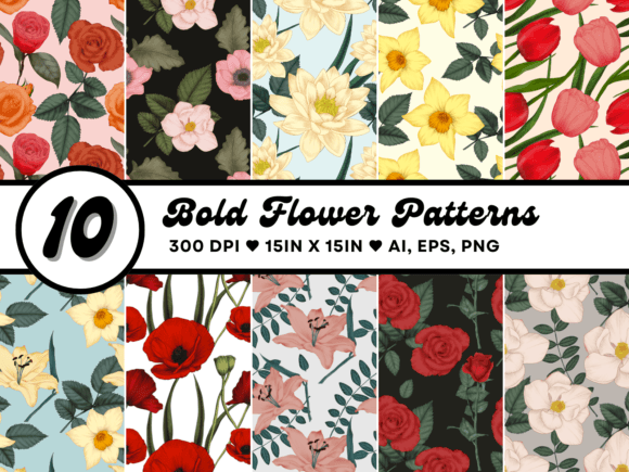 Bold Flower Patterns