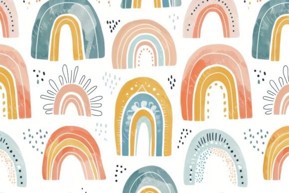 Colorful Rainbow Patterns: A Creative and Commercial Phenomenon in Modern Design
