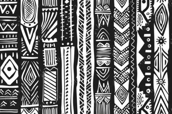 Ethnic Abstract Patterns for Creative Projects