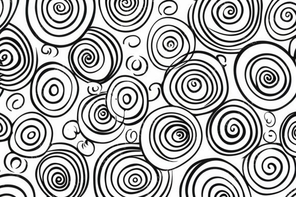 Swirling Patterns: A Dynamic and Hypnotic Abstract Composition
